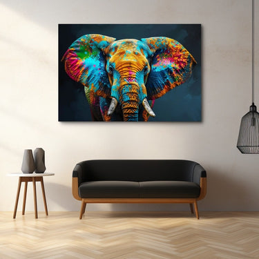 Colourful Elephant Painting